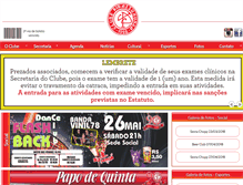 Tablet Screenshot of clubepirassununga.com.br